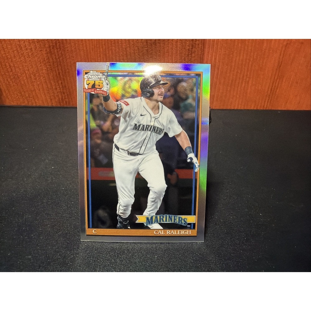 Topps 2026 Topps Chrome Cal Raleigh 75 Years of Mariners Seattle Mariners 91CB-4